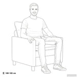 Kanapé Szett 2 db Sötétkék Poliészter 10