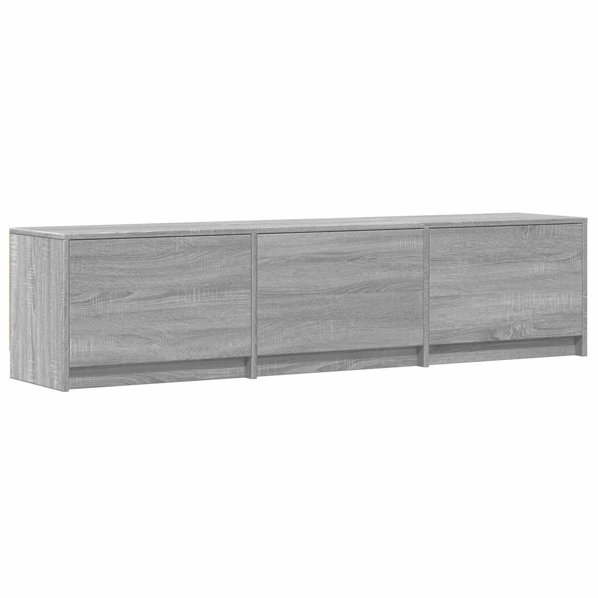 LED-es tévéállvány 165x34x40 cm Szürke Sonoma Mérnöki fa 5