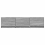 LED-es tévéállvány 165x34x40 cm Szürke Sonoma Mérnöki fa 6