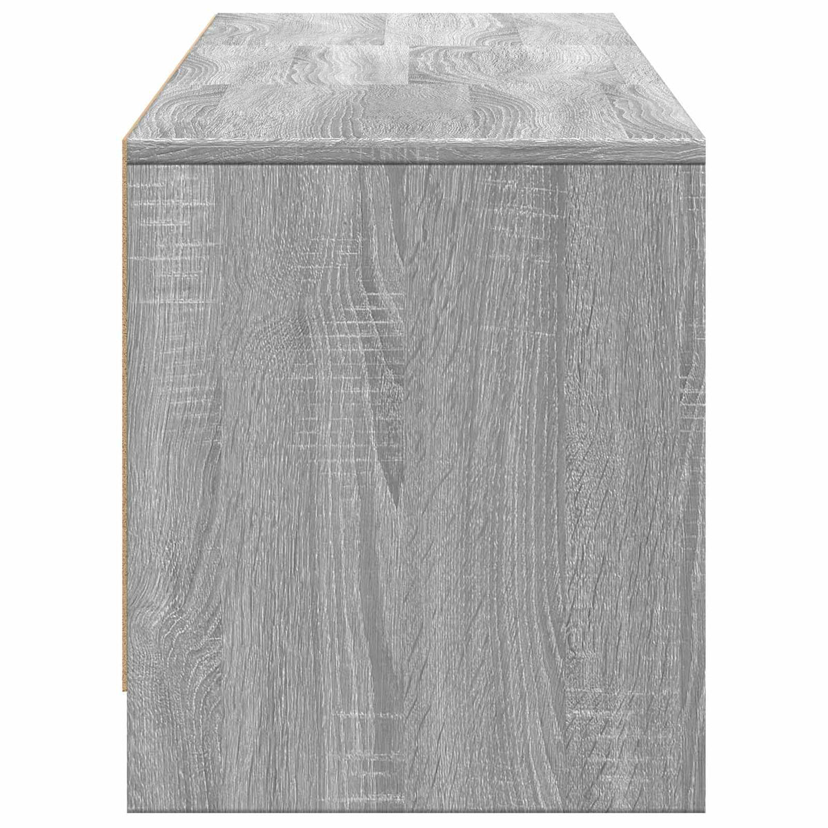 LED-es tévéállvány 165x34x40 cm Szürke Sonoma Mérnöki fa 7