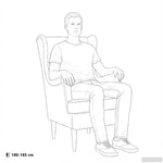 Fotel lábtartóval 2 db Rózsaszín Bársony 11