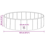 Gyerekmedence Ø 120 x 30 cm Kerek Piros és kék számára 7