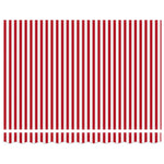 Elektromos Kihúzható Napernyő Piros és Fehér 2,5 x 2 m 6