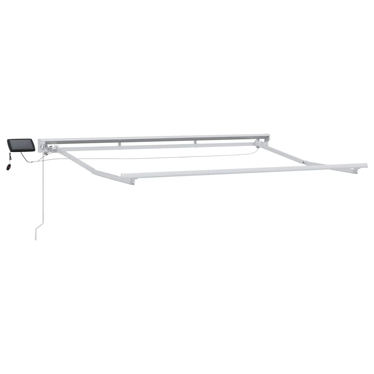 Kézi napellenző keret LED világítással 2,5 x 2 m 4