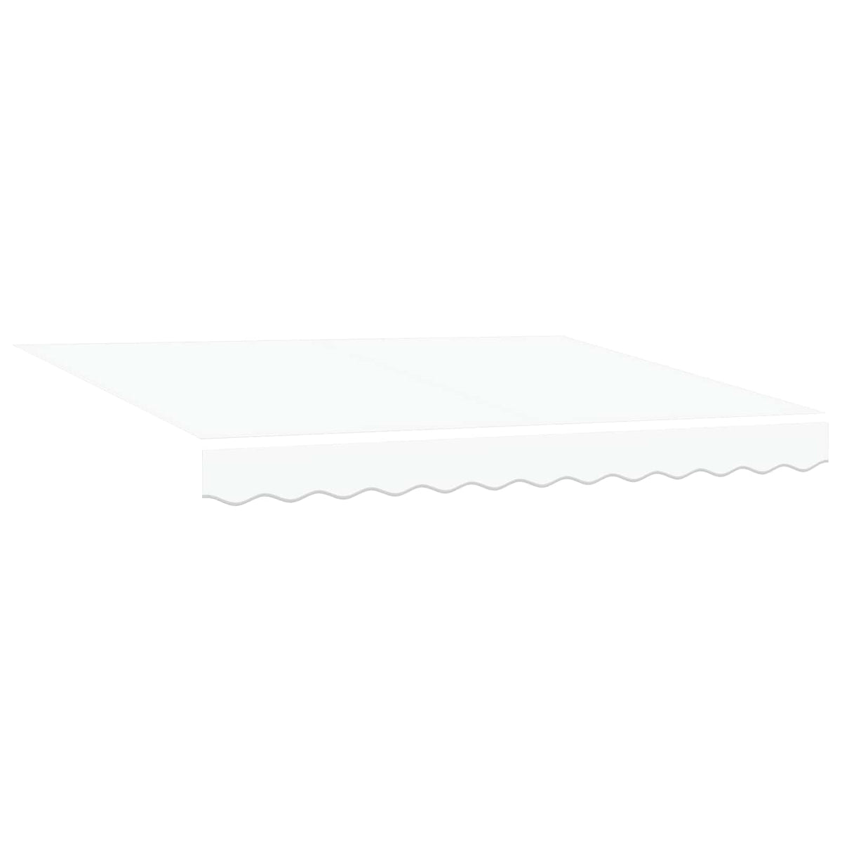 Kézi napellenző keret LED világítással Fehér 2,5 x 2 m 5