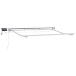 Kézi napellenző keret LED világítással 3,5 x 2,5 m 4