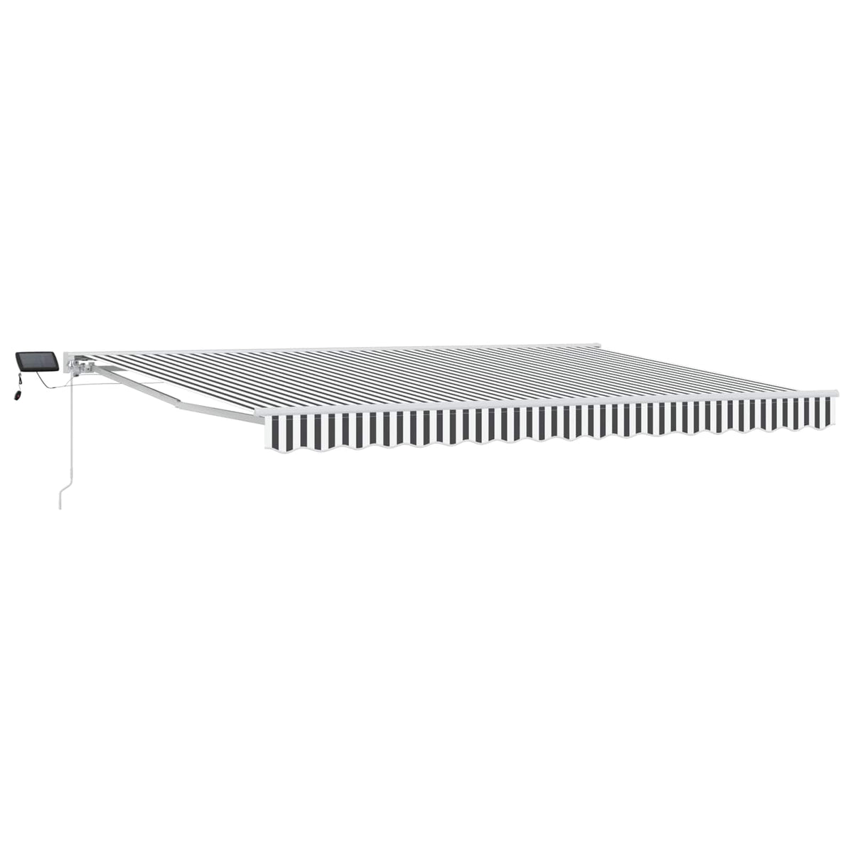 Kézi napellenző keret LED világítással 4 × 3 m 2