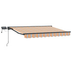 Kézi napellenző keret LED világítással 3,5 x 2 m 2