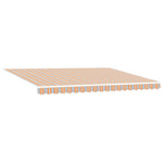 Elektromos Kihúzható Napernyő Kék, Narancs, Fehér 5 × 3,5 m 5