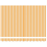 Elektromos Kihúzható Napernyő Sárga és Fehér 3 x 2,5 m 6