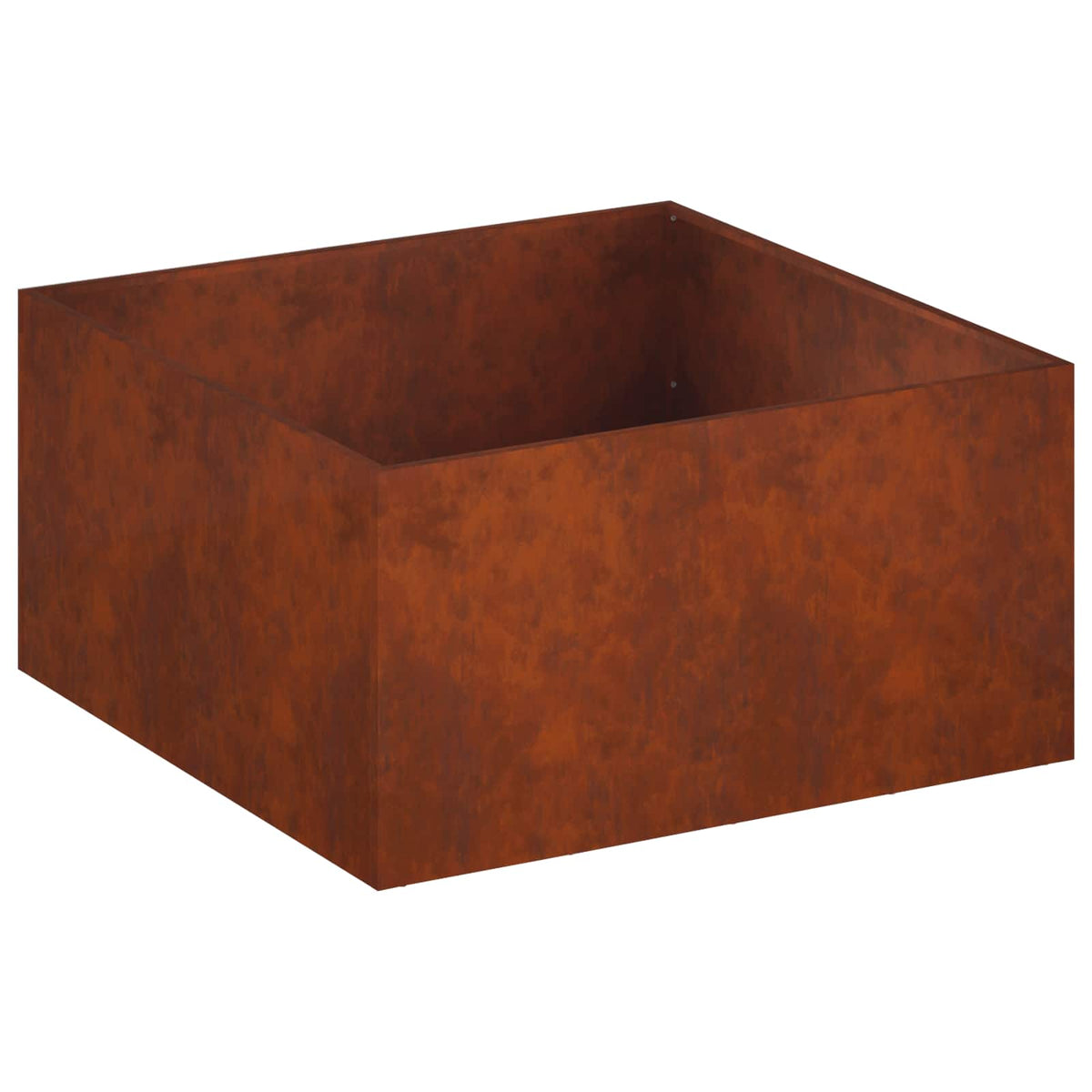 Kerti cserép 2 db Rozsdás 80 x 80 x 40 cm Időjárásálló Acél 4