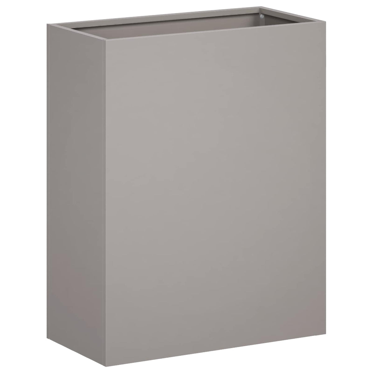 Kerti cserép 2 db Rozsdás 40 x 20 x 40 cm Időjárásálló Acél 4