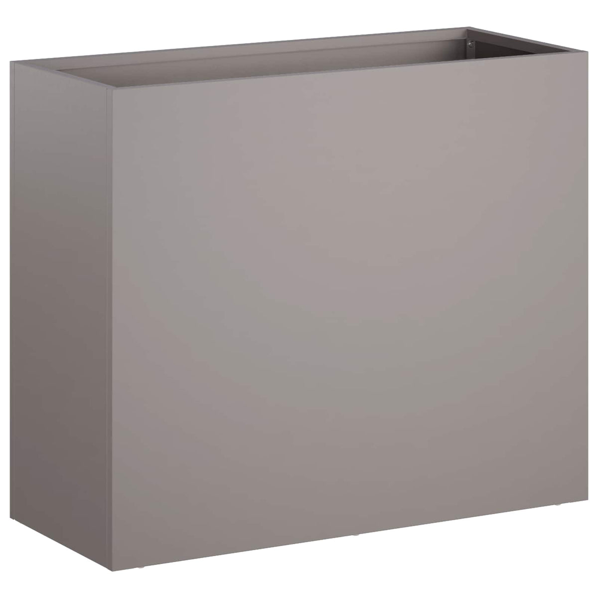 Kerti cserép 2 db Rozsdás 50 x 20 x 40 cm Időjárásálló Acél 4