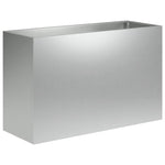 Kerti cserép 2 db Ezüst 80 x 30 x 50 cm Horganyzott Acél 3