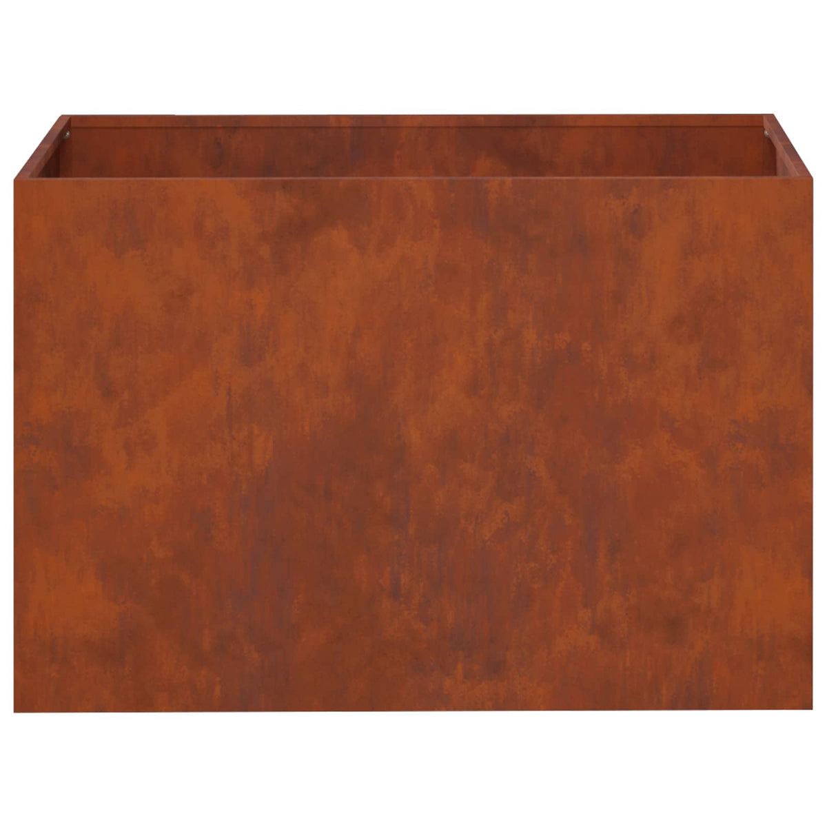 Kerti cserép 2 db Rozsdás 50 x 40 x 40 cm Időjárásálló Acél 5