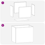 Kerti cserép Antracitszürke 50 x 40 x 50 cm 6