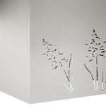 Kerti cserép 2 db Ezüst 50 x 30 x 49 cm Rozsdamentes Acél 8