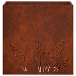 Kerti cserép 2 db Rozsdás 50 x 30 x 49 cm Időjárásálló Acél 6