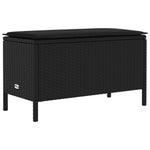 Bútor szettek 7 db Fekete PE Rattan 7