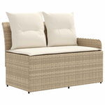 Bútor szettek 7 db Beige és krém PE Rattan 5