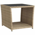 Kerti lounge szett 2 db Beige és Világosszürke 5