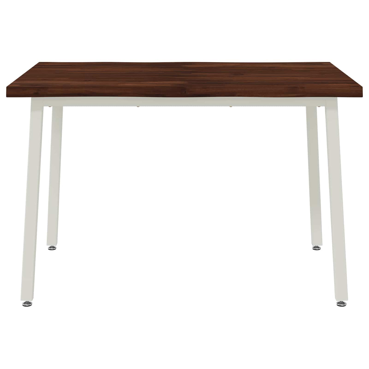 90 x 55 x 75 cm Tömör Akácfa Sötétbarna és fehér Négyszögletes 4