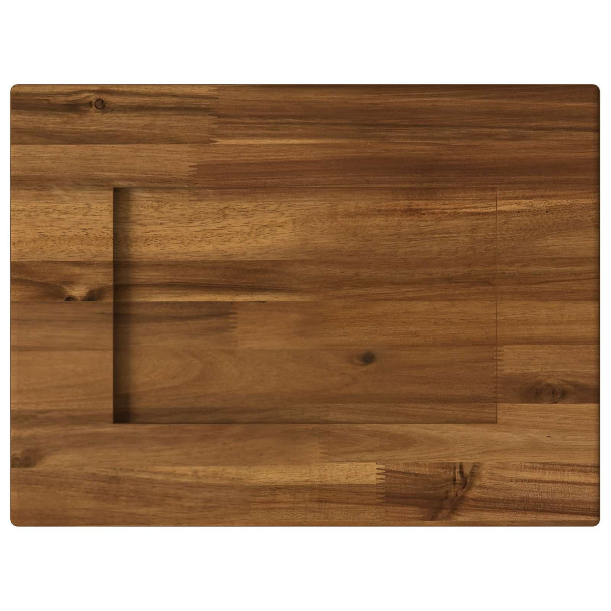 Téglalap Asztallap 90 x 50 x 3,5 cm Négyszögletes Tömör Akácfa 4