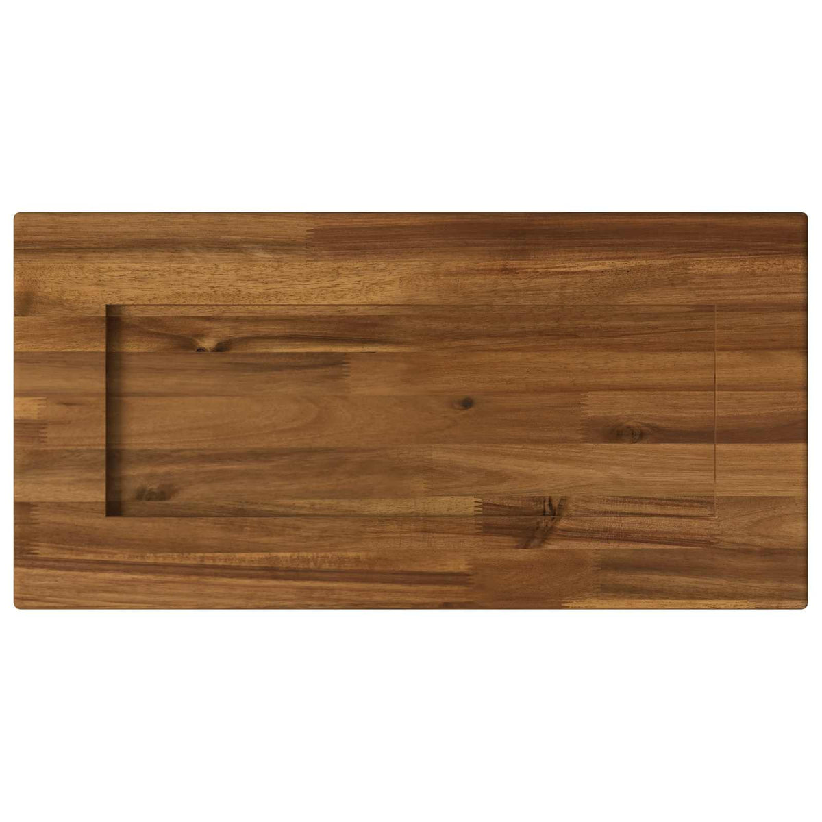 Téglalap Asztallap 90 x 50 x 3,5 cm Négyszögletes Tömör Akácfa 5
