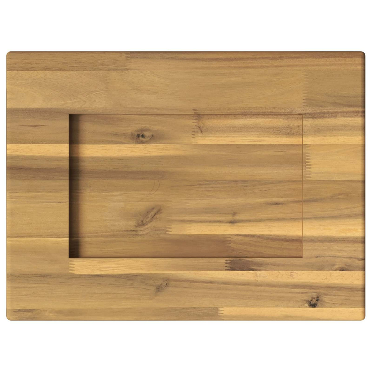 Téglalap Asztallap 90 x 50 x 3,5 cm Négyszögletes Tömör Akácfa 4