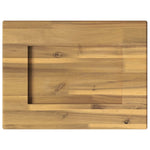 Téglalap Asztallap 90 x 50 x 3,5 cm Négyszögletes Tömör Akácfa 4
