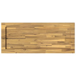 Téglalap Asztallap 120 x 40 x 3,2 cm Négyszögletes Tömör Akácfa 5