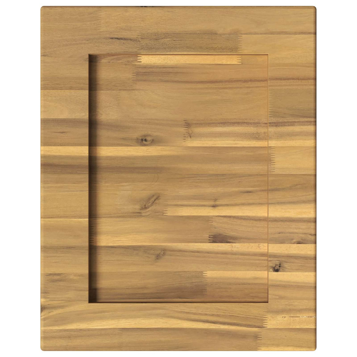 Téglalap Asztallap 50 x 50 x 3,5 cm Négyzet Tömör Akácfa Fehér 5
