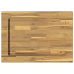 Téglalap Asztallap 90 x 50 x 3,5 cm Négyszögletes Tömör Akácfa 5