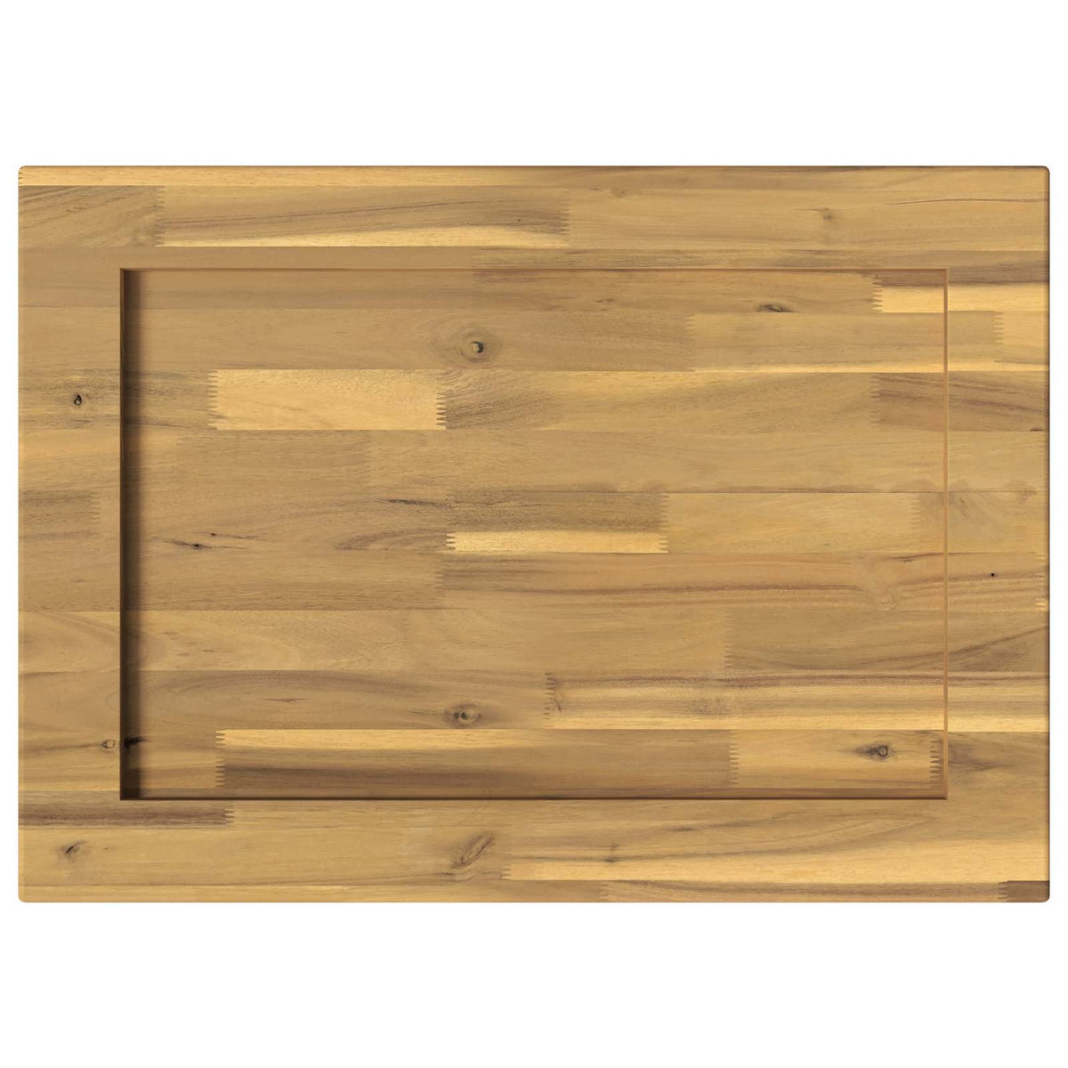 Téglalap Asztallap 90 x 50 x 3,5 cm Négyszögletes Tömör Akácfa 5