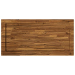 Téglalap Asztallap 120 x 60 x 3,2 cm Négyszögletes Tömör Akácfa 5
