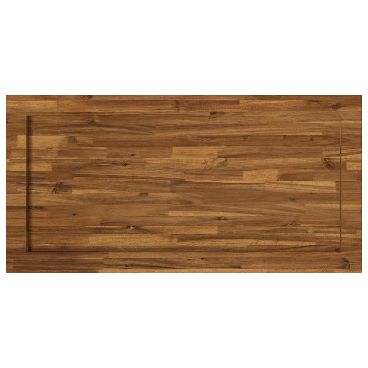 Téglalap Asztallap 120 x 60 x 3,2 cm Négyszögletes Tömör Akácfa 5