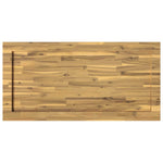 Téglalap Asztallap 120 x 60 x 3,2 cm Négyszögletes Tömör Akácfa 5