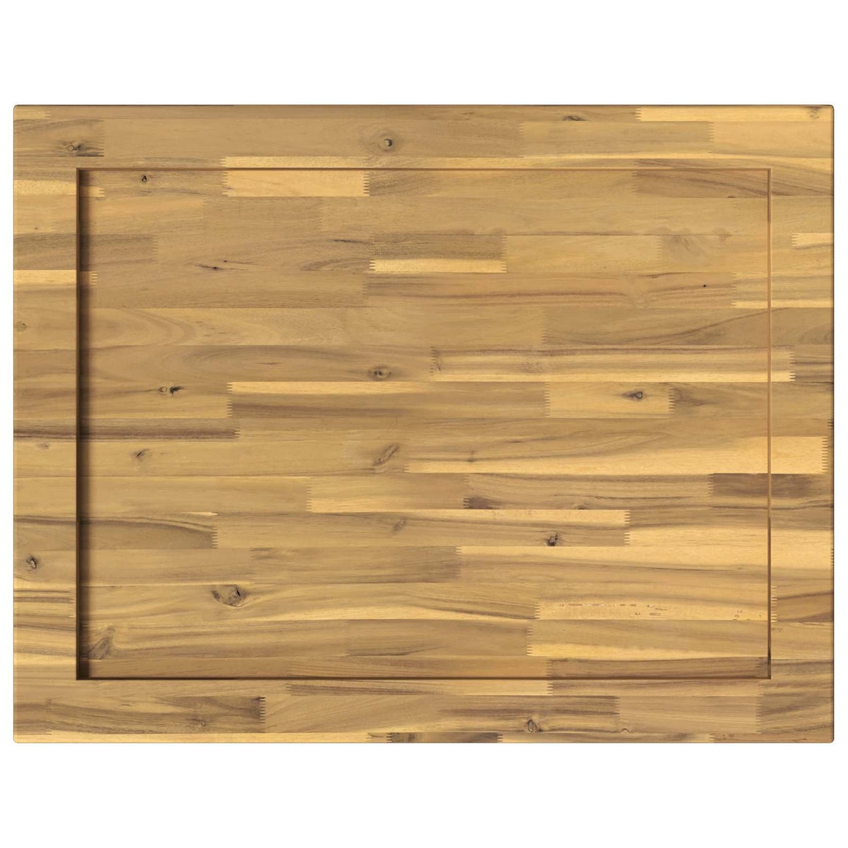 Téglalap Asztallap 90 x 50 x 3,5 cm Négyszögletes Tömör Akácfa 4