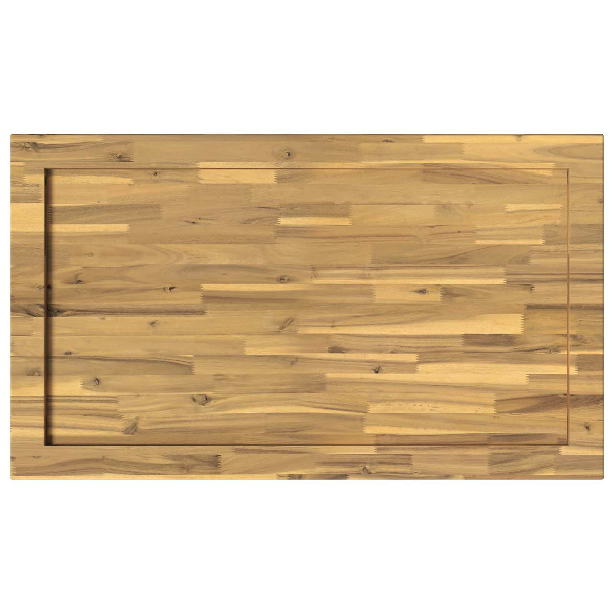 Téglalap Asztallap 90 x 50 x 3,5 cm Négyszögletes Tömör Akácfa 4