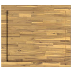 Téglalap Asztallap 80 x 80 x 3,2 cm Négyzet Tömör Akácfa 5