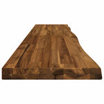 Téglalap Asztallap 90 x 50 x 3,5 cm Négyszögletes Tömör Akácfa 3