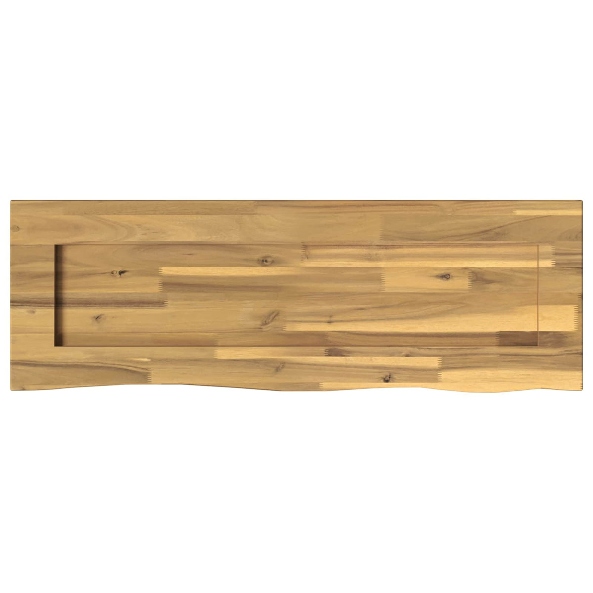 Téglalap Asztallap 90 x 50 x 3,5 cm Négyszögletes Tömör Akácfa 4