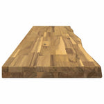 Téglalap Asztallap 90 x 50 x 3,5 cm Négyszögletes Tömör Akácfa 3