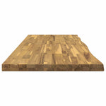 Téglalap Asztallap 90 x 50 x 3,5 cm Négyszögletes Tömör Akácfa 4