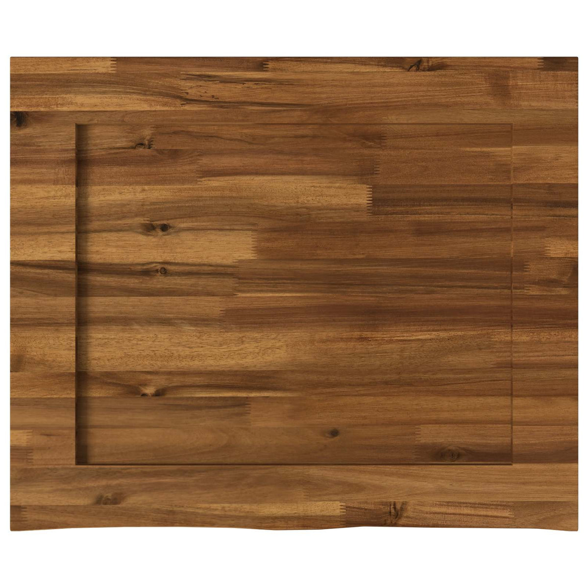 Téglalap Asztallap 90 x 50 x 3,5 cm Négyszögletes Tömör Akácfa 5