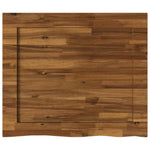 Téglalap Asztallap 90 x 50 x 3,5 cm Négyszögletes Tömör Akácfa 4