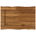 Téglalap Asztallap 90 x 50 x 3,5 cm Négyszögletes Tömör Akácfa 5