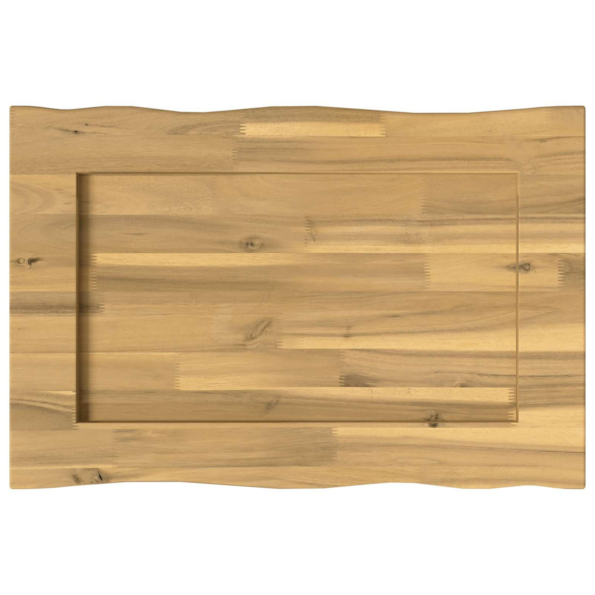 Téglalap Asztallap 80 x 40 x 3,5 cm Négyszögletes Tömör Akácfa 5