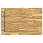 Téglalap Asztallap 90 x 50 x 3,5 cm Négyszögletes Tömör Akácfa 4