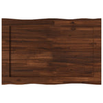 Téglalap Asztallap 90 x 50 x 3,5 cm Négyszögletes Tömör Akácfa 4